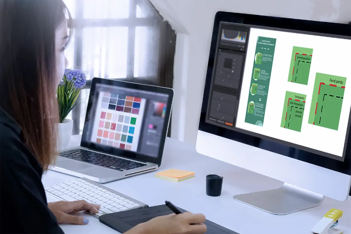 Les repères pour l’impression : fonds perdus, zones de sécurité et zones d’impression